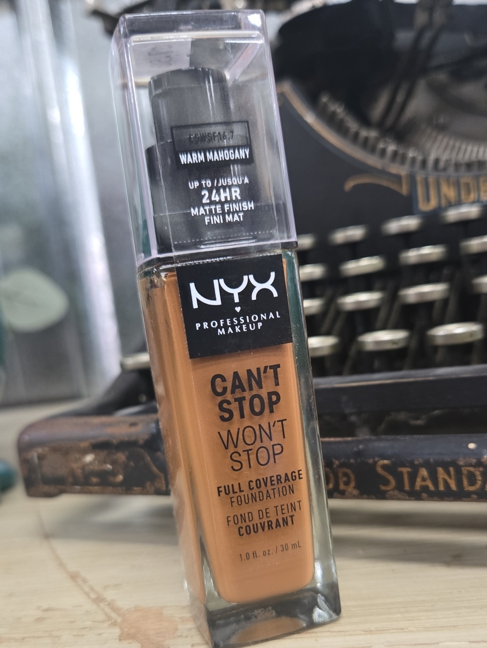 NYX Can't Stop Won't Stop Foundation - Warm Mahogany Tone